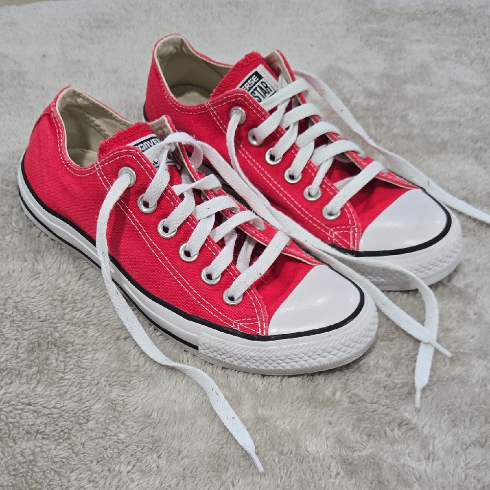 Converse Bright Red Sneakers